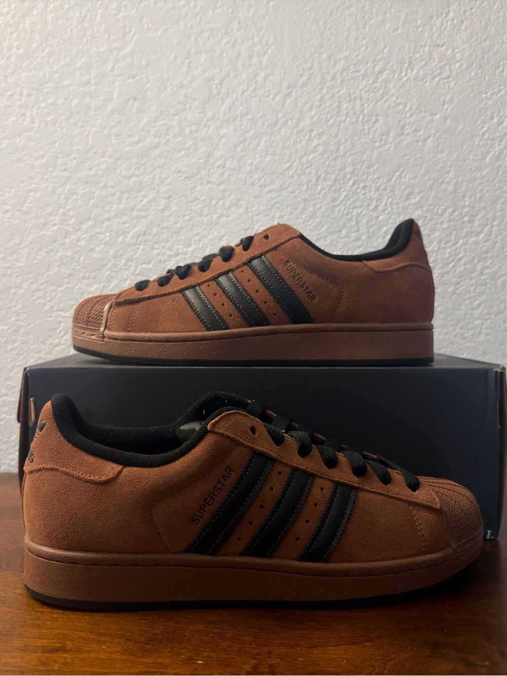 Adidas Superstar II 'Preloved Brown Black' IH9318 Size 8